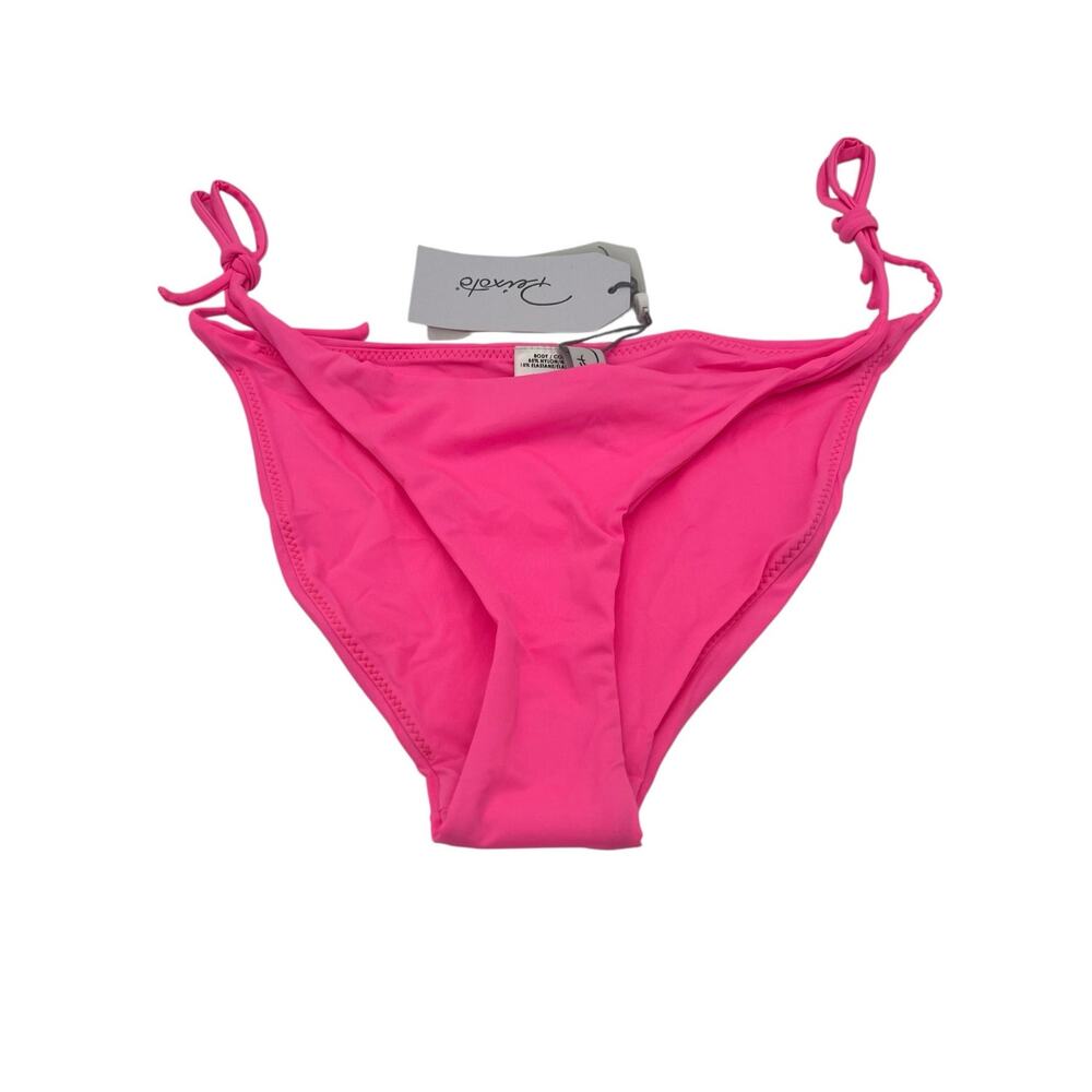 Peixoto Tonie Tie Side Bikini Bottom Hot Pink String Swim Bottom Medium NWT